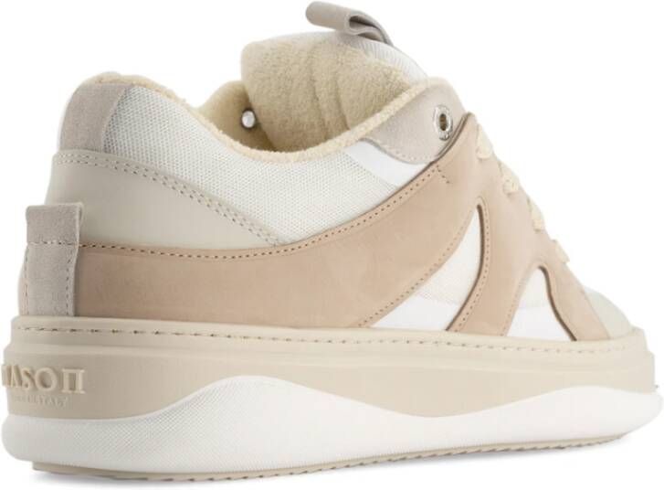 Mason Garments Venice Movimento Sneakers Roomleer Beige Heren