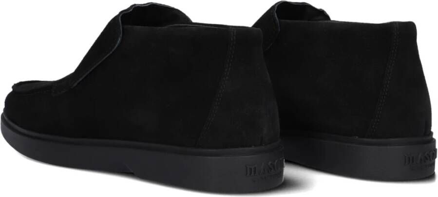 Mason Garments Zwarte Nubuck Loafer Mid Schoenen Black Heren