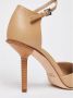 Max Mara Beige Leren Mary Jane Sandalen Beige Dames - Thumbnail 4