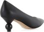 Max Mara Italiaanse leren lage hak pumps Black Dames - Thumbnail 3