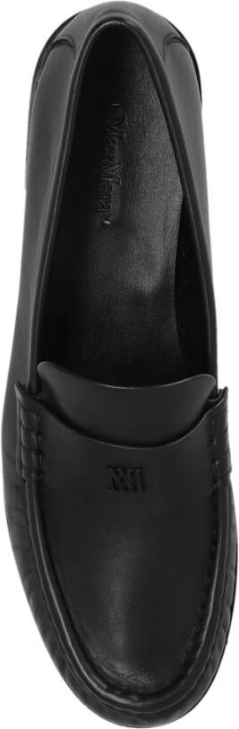 Max Mara Loafers schoenen Black Dames