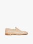 Max Mara Springloafer Mocassins Vogelpatroon Leer Beige Dames - Thumbnail 2