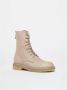 Max Mara Stijlvolle Militaire Elegantie Laarzen Beige Dames - Thumbnail 2