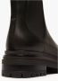 Max Mara Weekend Zwarte Chelsea Stijl Leren Laarzen Black Dames - Thumbnail 6