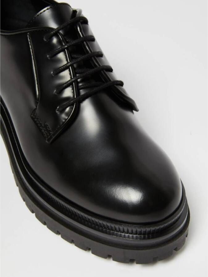 Max Mara Weekend Zwarte platte schoenen Haiti Black Dames