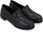 Max Mara Zwarte Leren Loafer Mocassin Black Dames - Thumbnail 4