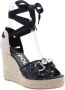 Maypol Verhoog je stijl met Spree Wedge Heels Black Dames - Thumbnail 24