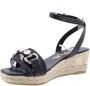 Maypol Verhoog je stijl met Spree Wedge Heels Black Dames - Thumbnail 18