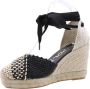 Maypol Verhoog je stijl met Spree Wedge Heels Black Dames - Thumbnail 11