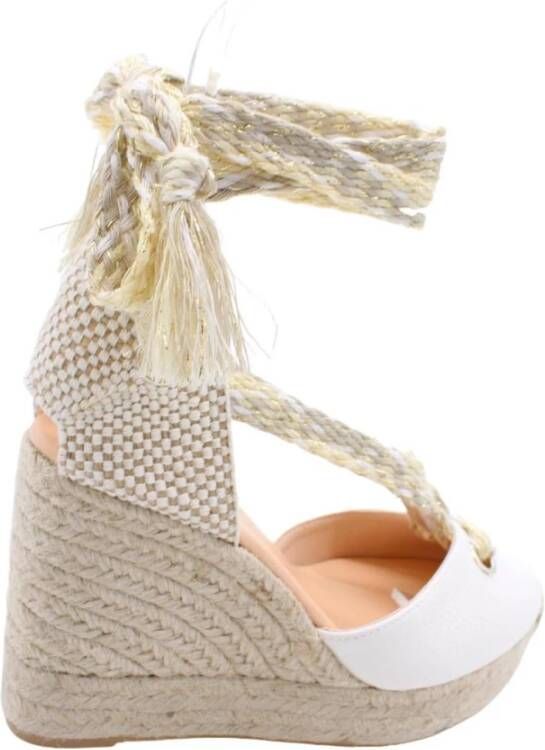 Maypol Stijlvolle Wedge Sandalen White Dames