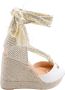 Maypol Stijlvolle Wedge Sandalen White Dames - Thumbnail 8