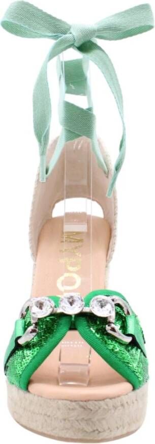 Maypol Wurm Espadrille Green Dames