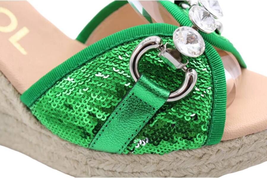 Maypol Wurm Espadrille Green Dames