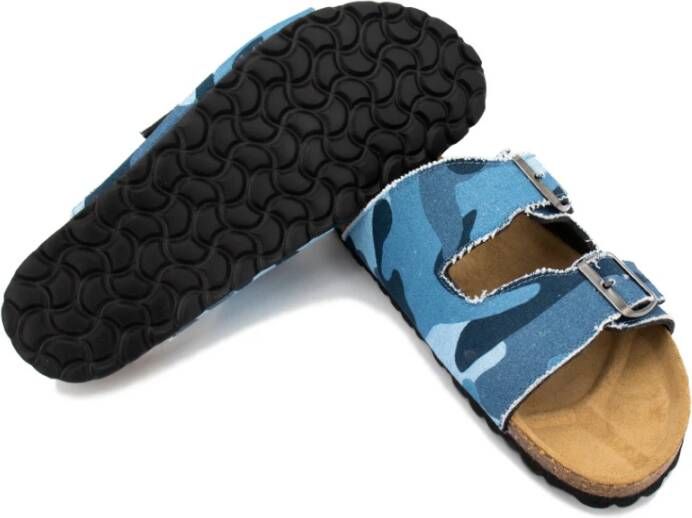 MC2 Saint Barth Kurk Binnenzool Rubberen Zool Sandalen Multicolor Heren