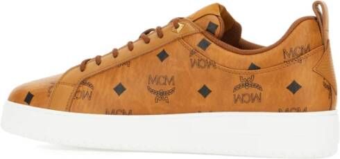 MCM Stijlvolle Sneakers voor Mannen en Vrouwen Brown Heren