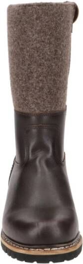 Meindl Winter Leren en Vilt Herenlaarzen Brown Heren