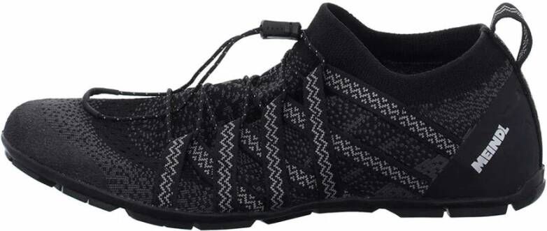 Meindl Zwarte Veterschoenen Black Dames