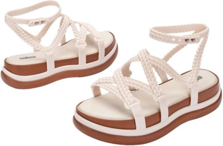 Melissa Flat Sandals Beige Dames