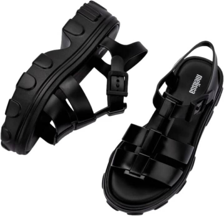 Melissa Flat Sandals Black Dames