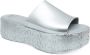 Melissa Zilveren Flatform Slides Becky + Marc Jacobs Gray Dames - Thumbnail 2