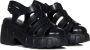 Melissa Zwarte Fisherman Style Sleehak Sandalen Black Dames - Thumbnail 7