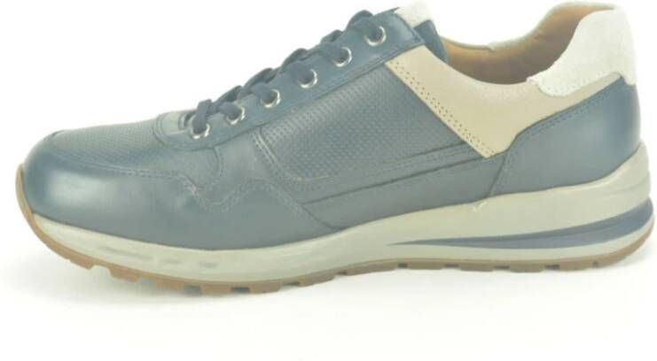 mephisto Blauw Runner Stijlvolle Sneakers Blue Heren