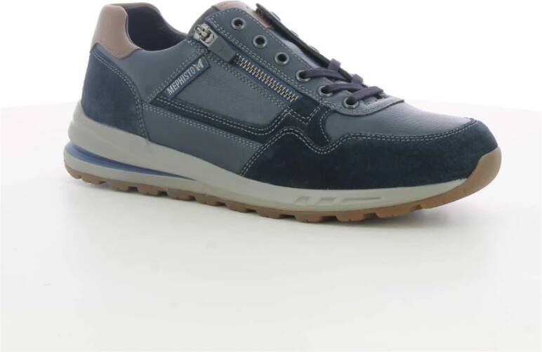 mephisto Blauwe Herenschoenen Bradley W23 Blauw Heren