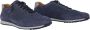 Mephisto Blauwe leren herensneaker Blue Heren - Thumbnail 8