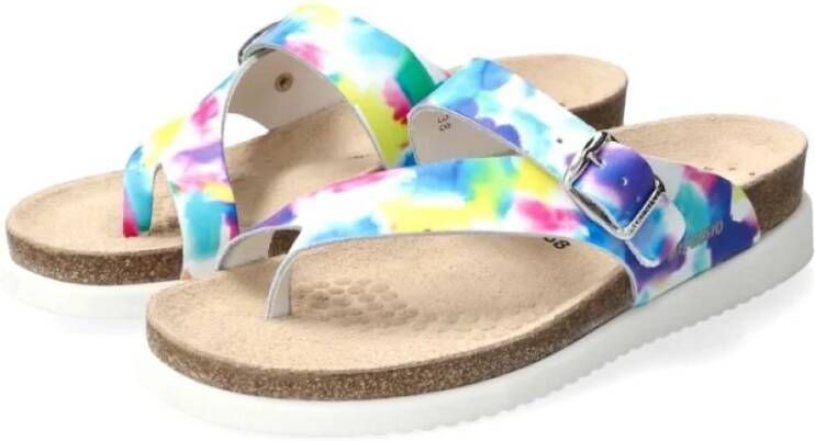 mephisto Bloem Slide Teen Sandaal Multicolor Dames