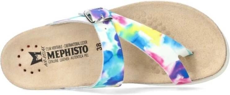 mephisto Bloem Slide Teen Sandaal Multicolor Dames