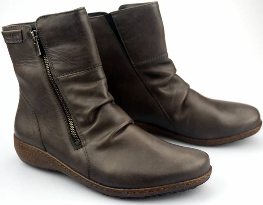 mephisto Comfortabele Enkellaarzen voor Vrouwen Brown Dames