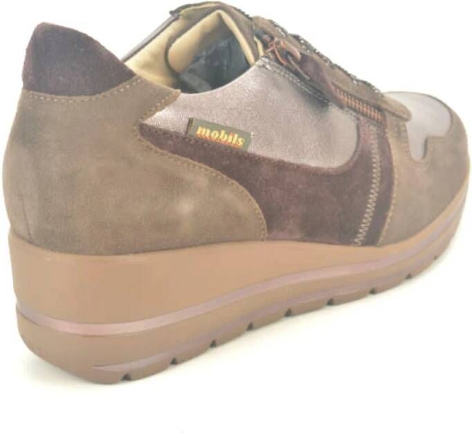 mephisto Bronze Taupe SpieZ Sneakers Beige Dames