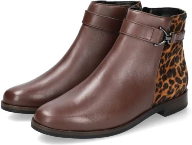 mephisto Bruine Enkellaars voor Dames Stijlvol Brown Dames