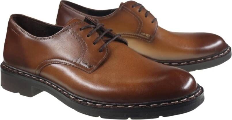 mephisto Bruine veterschoen voor heren Brown Heren