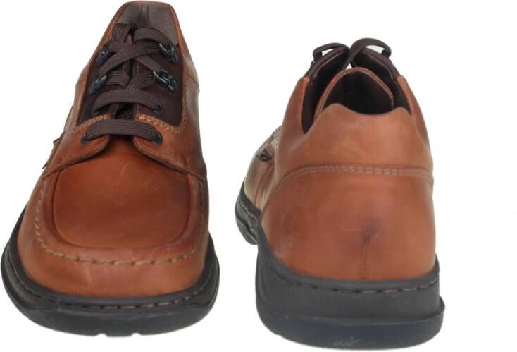 mephisto Bruine veterschoen voor heren Brown Heren