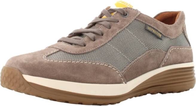 mephisto Casual Stijl Suède Sneakers Brown Heren