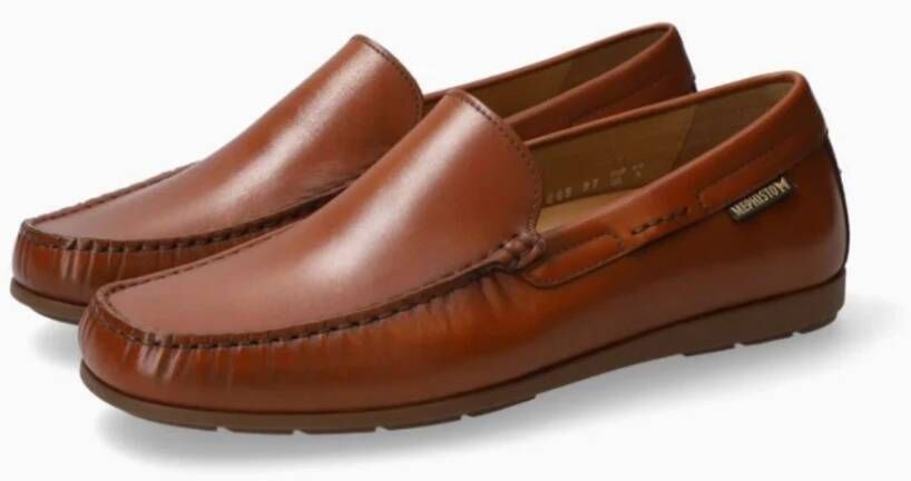 mephisto Comfortabele leren loafers Algoras Brown Heren