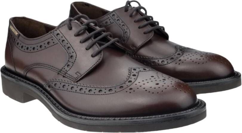 mephisto Comfortabele Veterschoen Derby Brown Heren