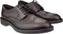 Mephisto Comfortabele Veterschoen Derby Brown Heren - Thumbnail 4