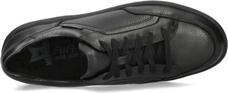 mephisto Comfortabele vetersneaker zwart Black Heren