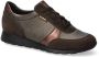 Mephisto Ergonomische Leren Sneaker Bruin Brown Dames - Thumbnail 3