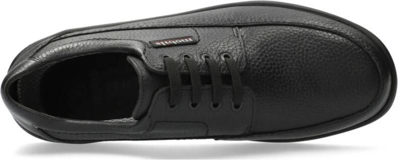 mephisto Ergonomische zwarte schoenen Ezard Black Heren