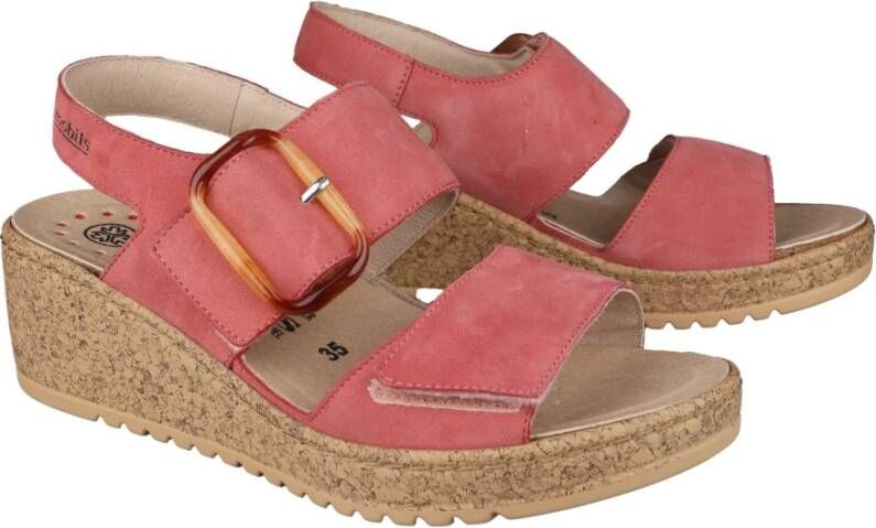 mephisto Flat Sandals Pink Dames