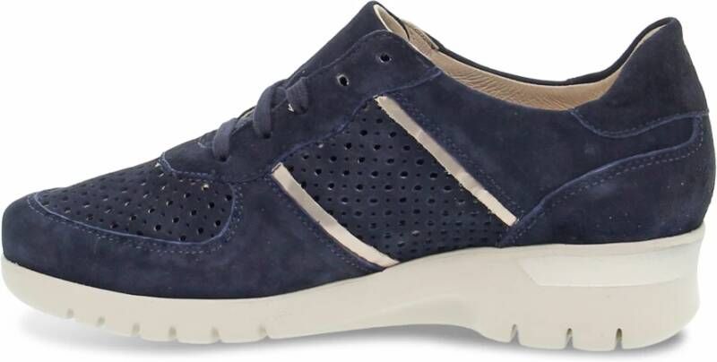 mephisto Flats Blauw Dames