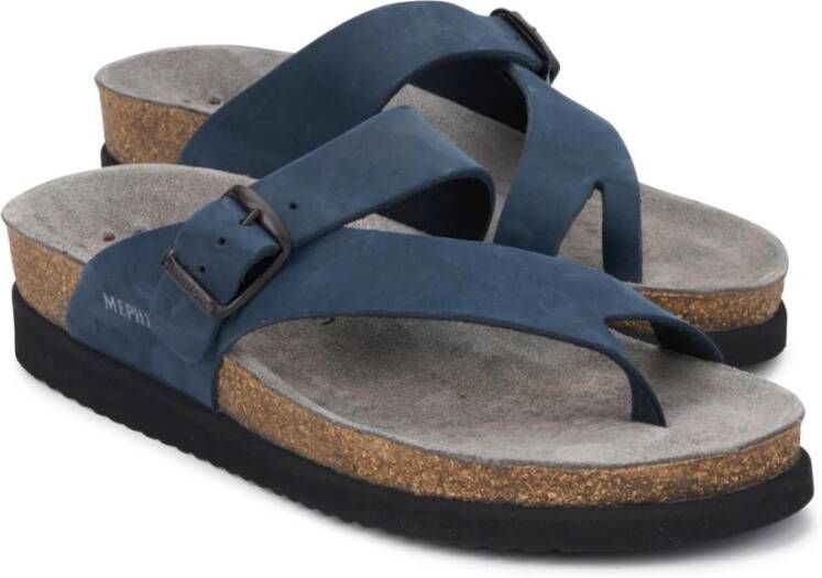 mephisto Flip Flops Blauw Dames