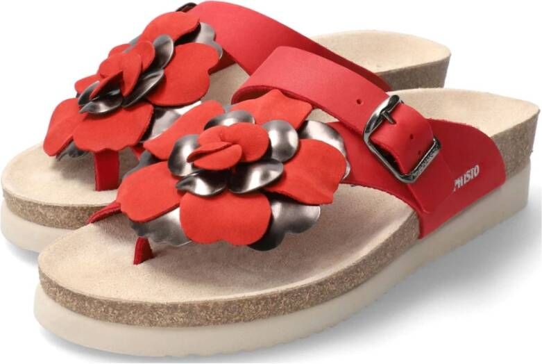 mephisto Flip Flops Rood Dames