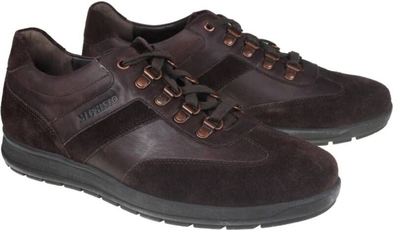 mephisto Gordon Bruine Sneaker Brown Heren