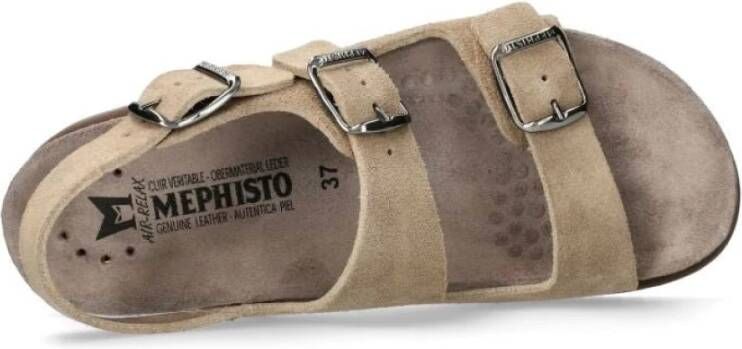 mephisto Grijze Damessandaal Comfortabele Pasvorm Gray Dames