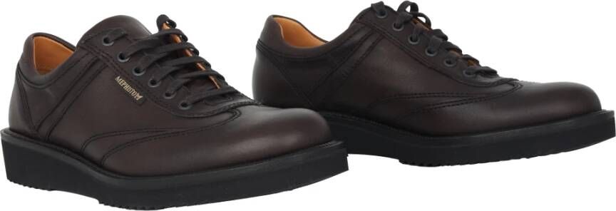 mephisto Handgemaakte veterschoen donkerbruin Brown Heren