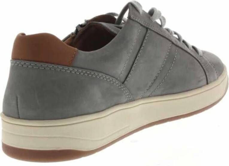 mephisto Heren Veterschoenen van Fijn Leer Gray Heren